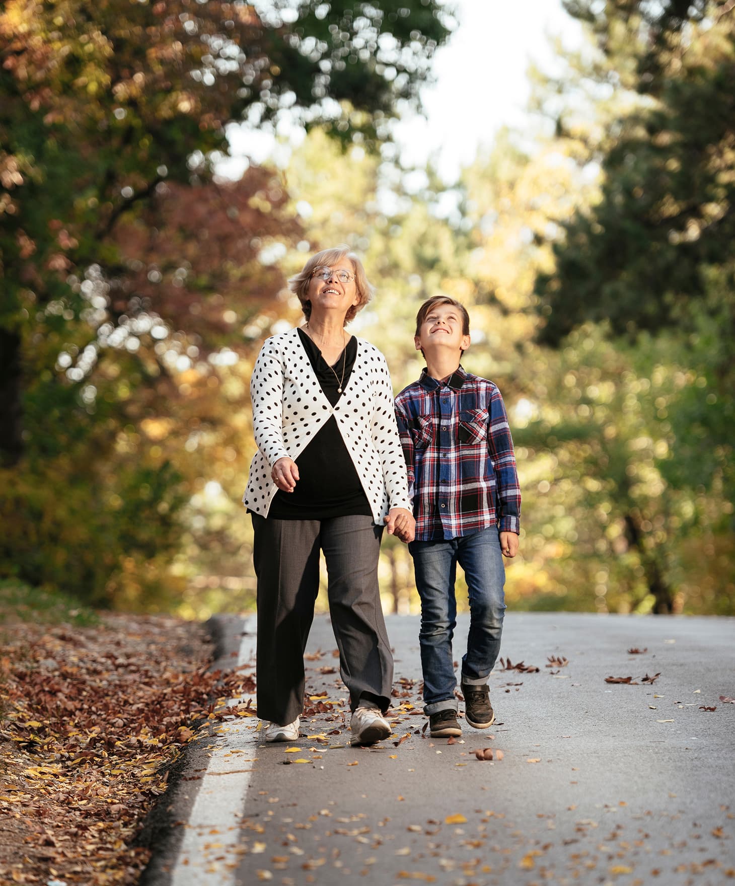 Grandmother And Grandson Walk Together In Autumn S 2026 09 24 21 29 14 Utc 1